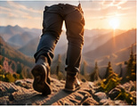 Turistka na vyhlídce
